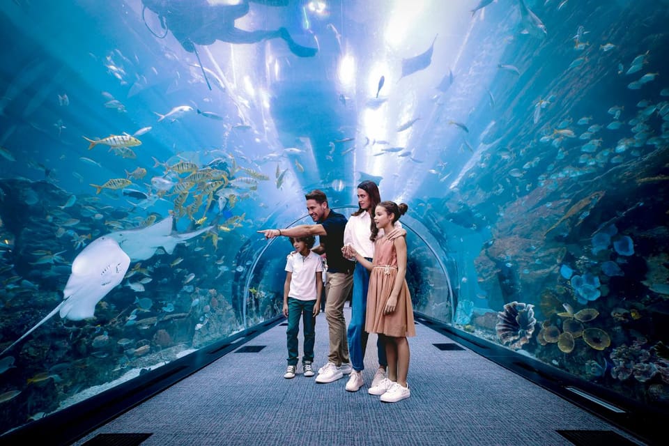 Aquarium et zoo sous-marin à Dubai