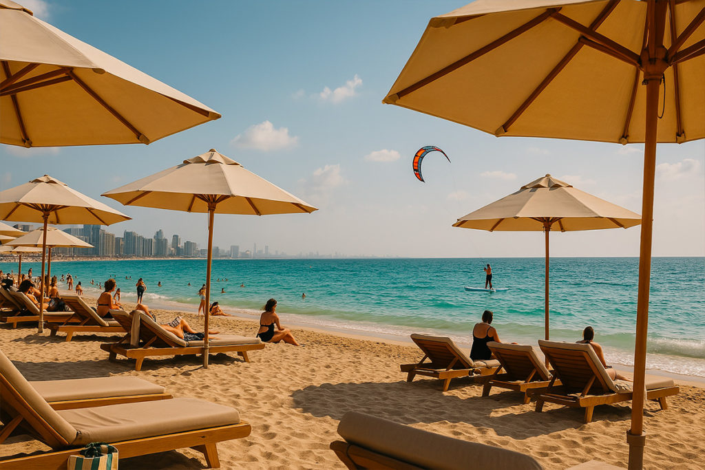 Visiter Dubaï en Mars : quelle météo et quelles activités ? 3 Plage JBR Beach en Mars à Dubaï