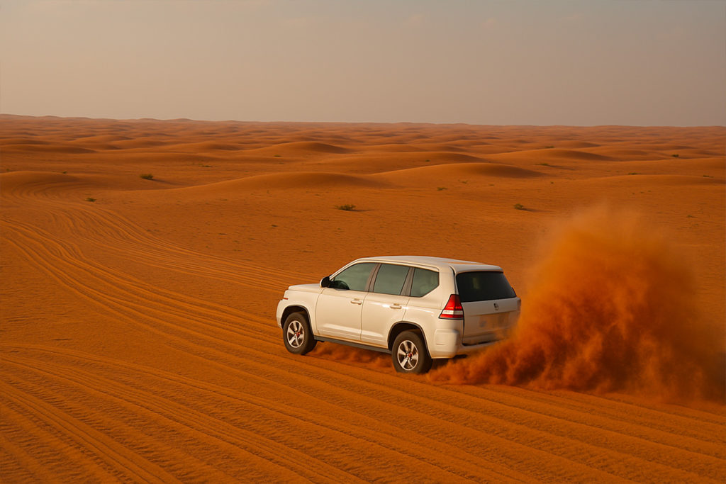 Visiter Dubaï en Mars : quelle météo et quelles activités ? 2 Dubaï en mars - Safari en 4x4