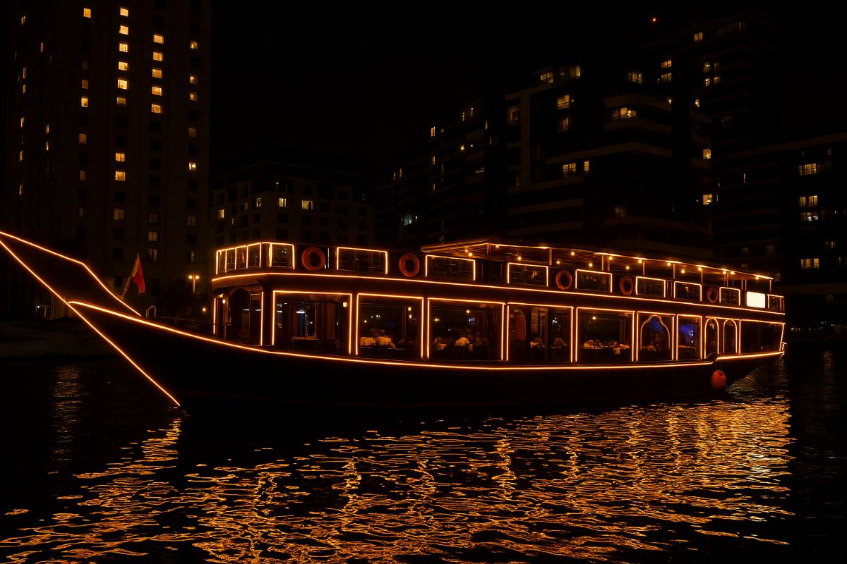 dubai croisiere diner dhow