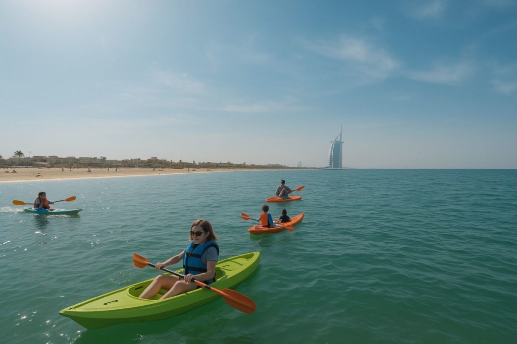 Kite Beach : activités, sports nautiques et détente sur cette plage incontournable de Dubaï 3 Kayak à Dubaï