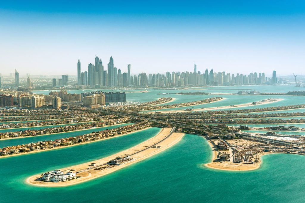 Vue sur Palm Jumeirah