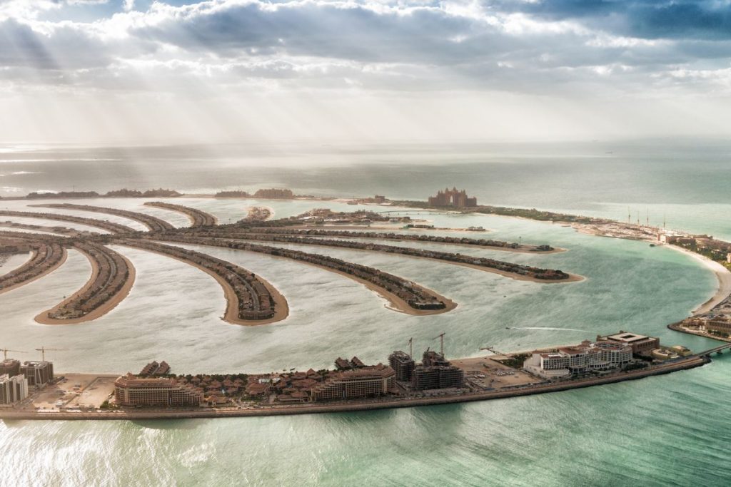 Vue sur Palm Jumeirah