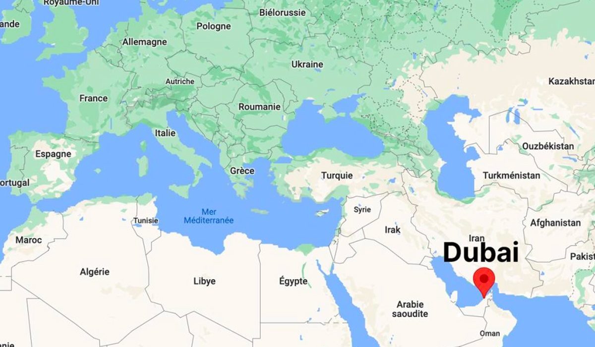 Carte de Dubaï